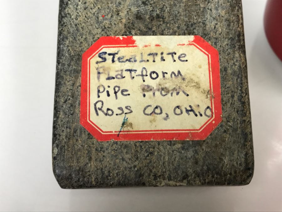 Antique Native American Steatite Platform Pipe From Ross County, Ohio [Photo 2]