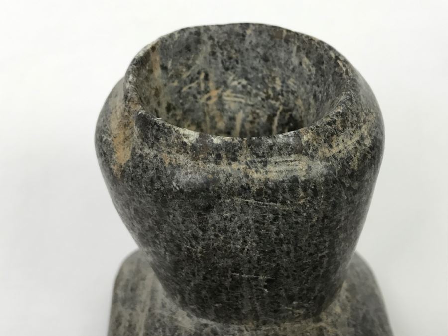 Antique Native American Steatite Platform Pipe From Ross County, Ohio [Photo 10]