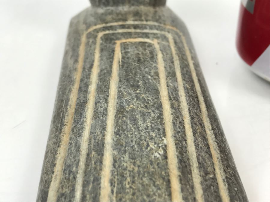 Antique Native American Steatite Platform Pipe From Ross County, Ohio [Photo 9]