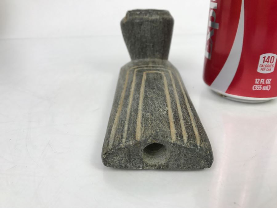 Antique Native American Steatite Platform Pipe From Ross County, Ohio [Photo 5]