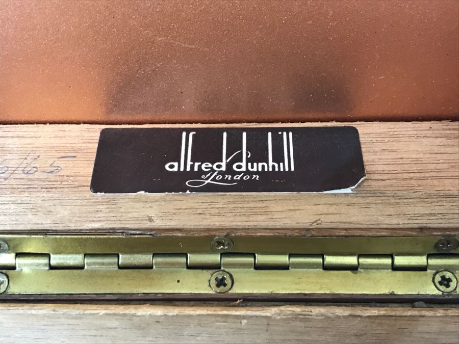 Mid-Century Alfred Dunhill Of London Wooden Humidor And Tobacco Pipe Stand Rack [Photo 7]