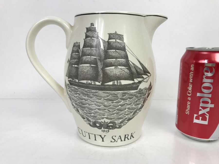 Vintage Cutty Sark Scotch Whisky Liquor Advertising Pitcher [Photo 1]