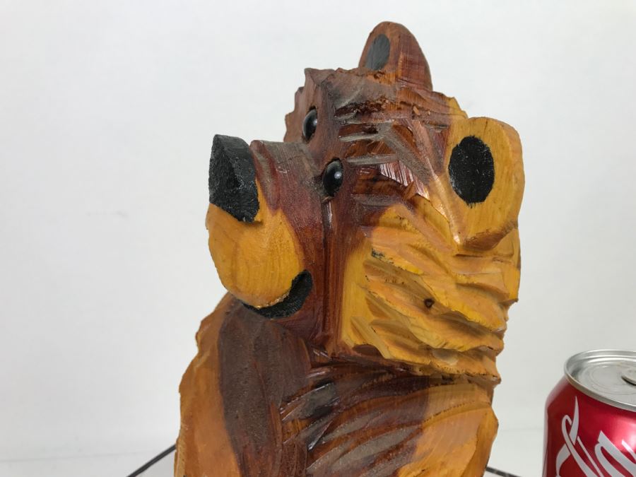 Signed Hand Carved Sitting Bear By Barry Martin Ruidoso, NM [Photo 12]