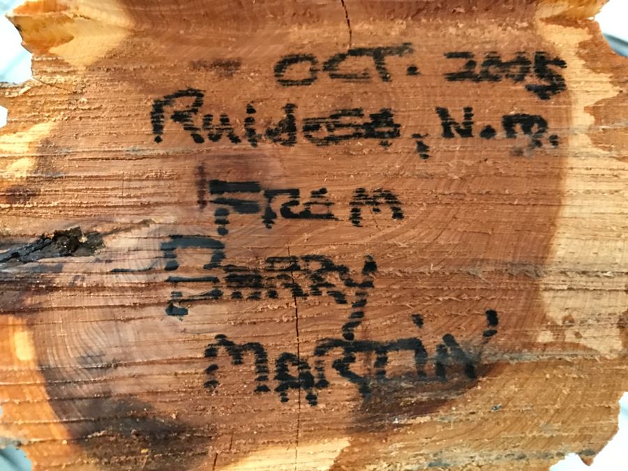 Signed Hand Carved Sitting Bear By Barry Martin Ruidoso, NM [Photo 15]