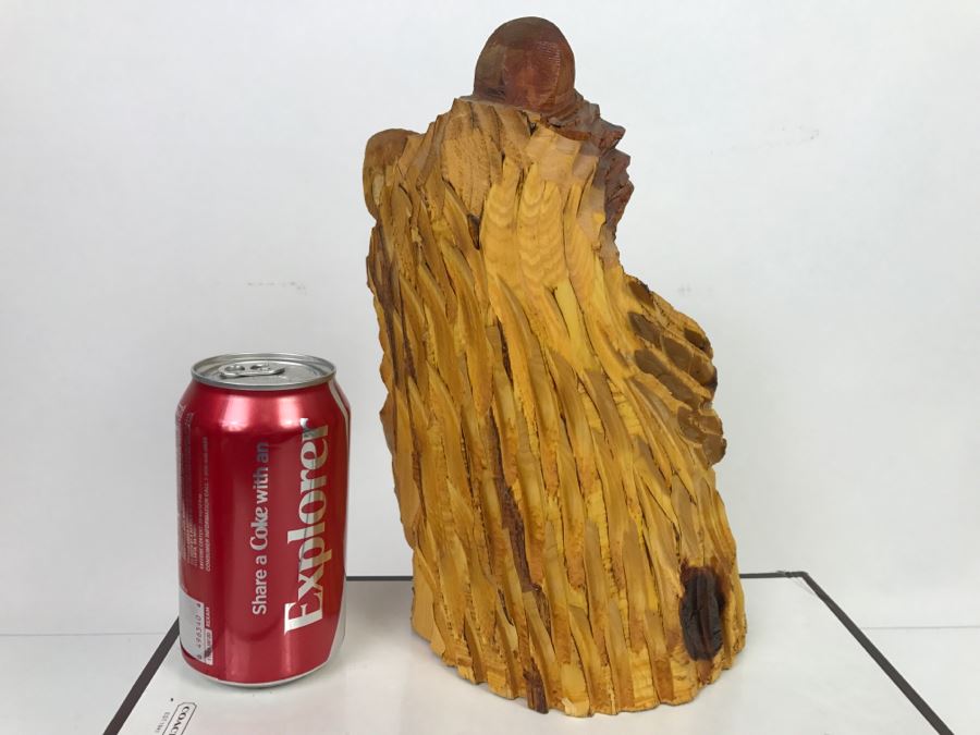 Signed Hand Carved Sitting Bear By Barry Martin Ruidoso, NM [Photo 9]