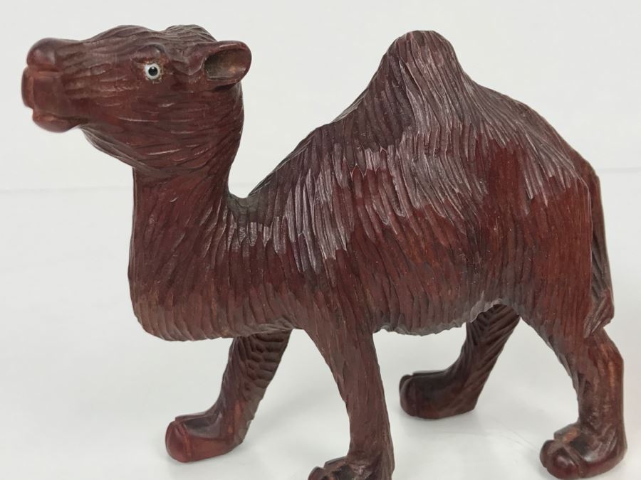 Hand Carved Wooden Camel Carving [Photo 7]