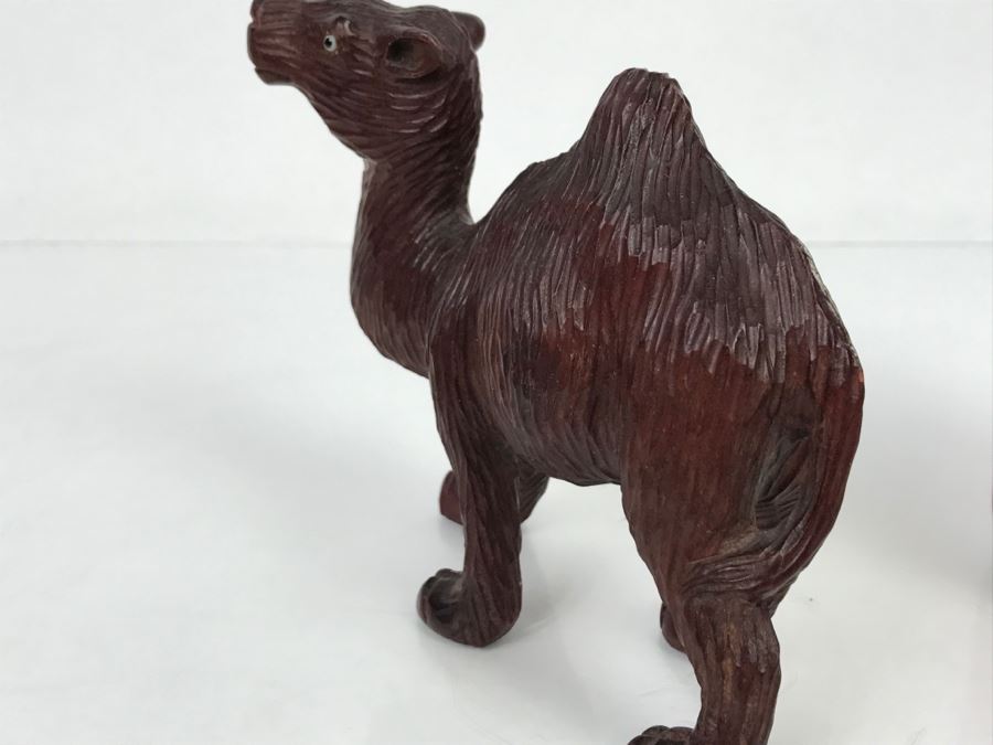 Hand Carved Wooden Camel Carving [Photo 8]