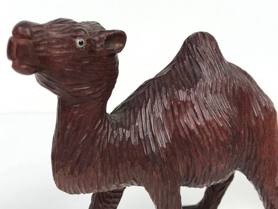 Hand Carved Wooden Camel Carving [Photo 5]