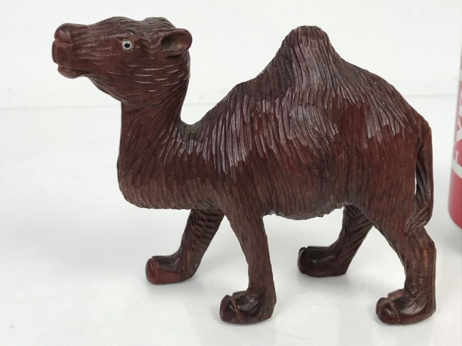 Hand Carved Wooden Camel Carving [Photo 17]