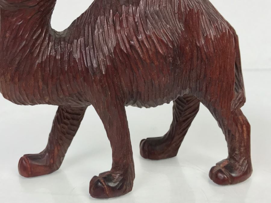 Hand Carved Wooden Camel Carving [Photo 6]