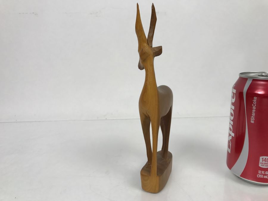 Vintage Kenya Africa Antelope Animal Carving [Photo 10]