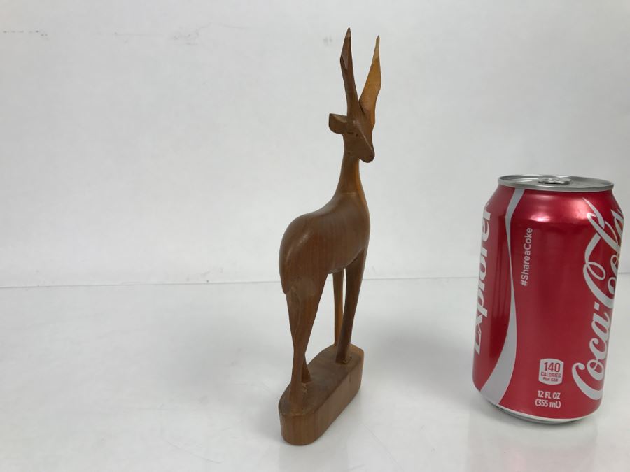 Vintage Kenya Africa Antelope Animal Carving [Photo 6]