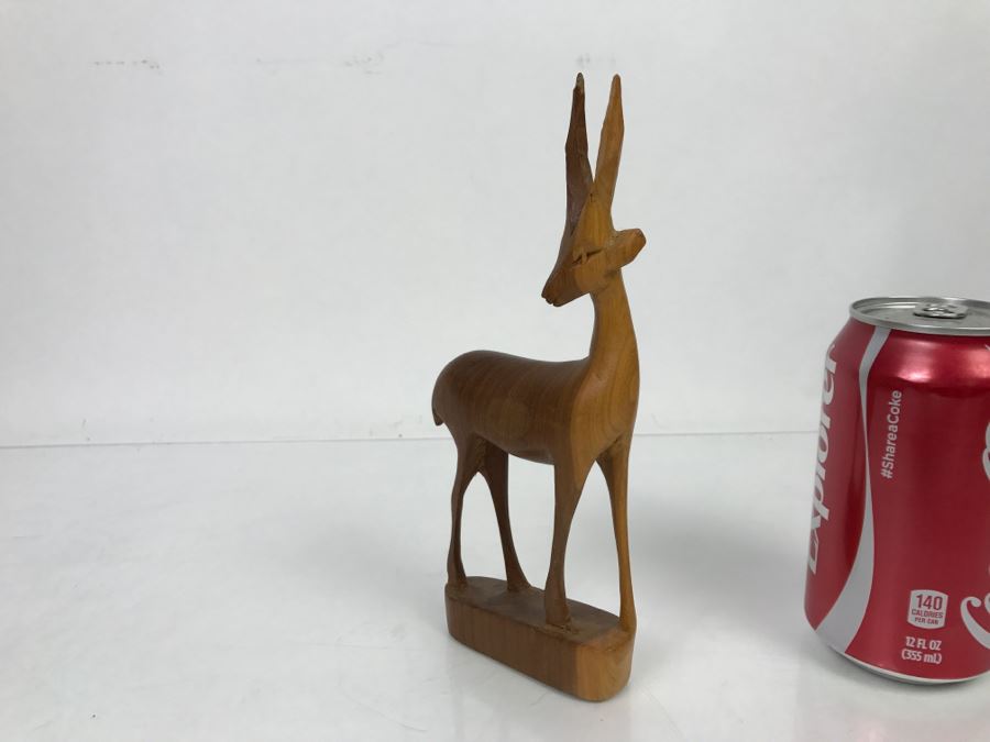 Vintage Kenya Africa Antelope Animal Carving [Photo 14]