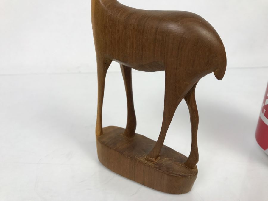Vintage Kenya Africa Antelope Animal Carving [Photo 9]