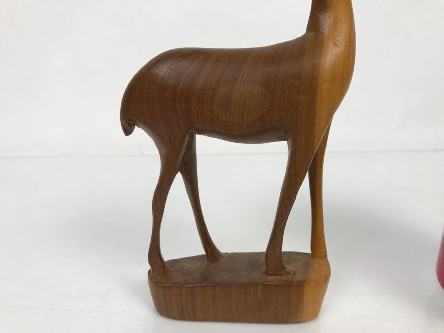 Vintage Kenya Africa Antelope Animal Carving [Photo 5]