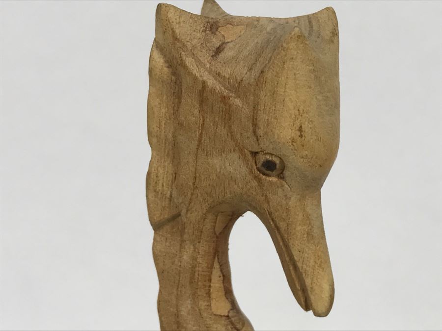 Vintage Wooden Seahorse Carving [Photo 10]