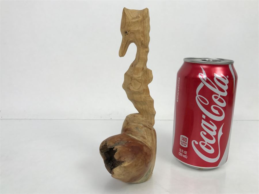 Vintage Wooden Seahorse Carving [Photo 14]