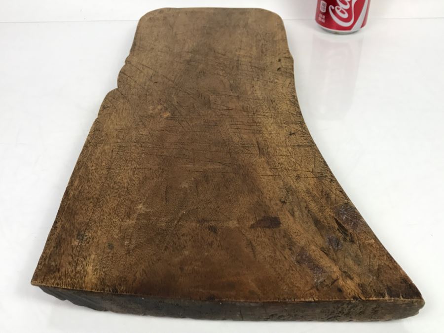 Vintage Wood Carving Depicting Woman By Boat [Photo 22]