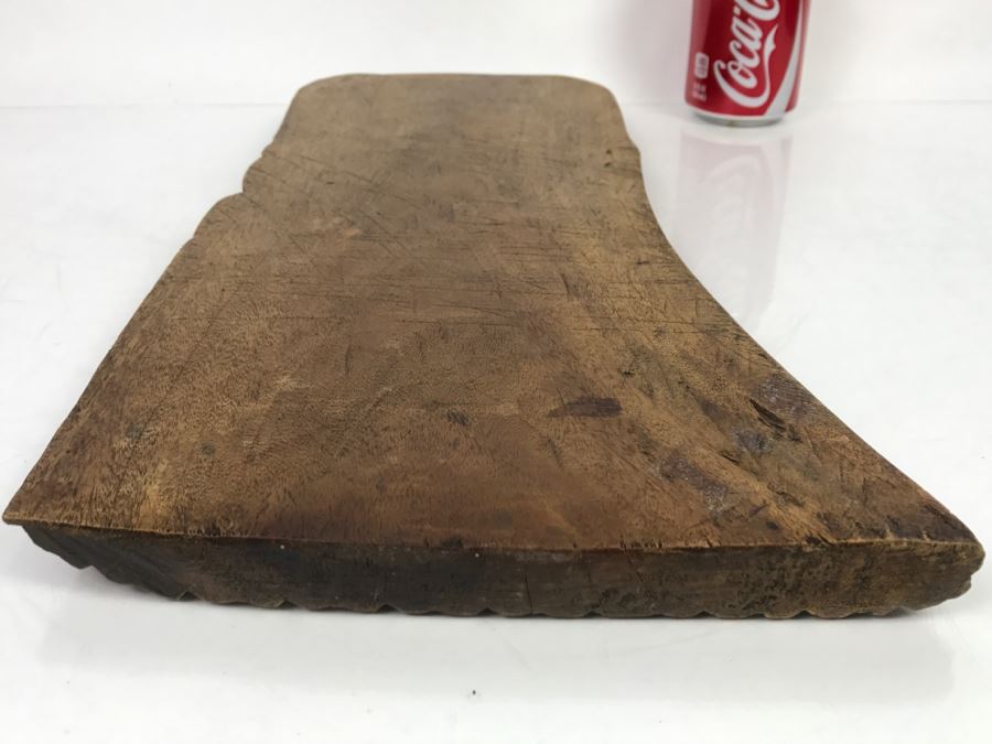 Vintage Wood Carving Depicting Woman By Boat [Photo 21]