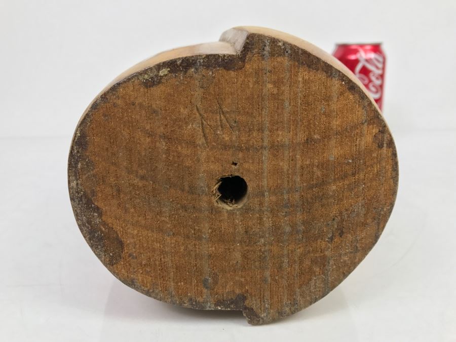 Large Hand Carved Wooden Female Bust Sculpture [Photo 24]