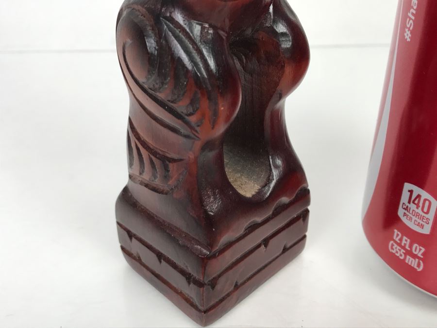 Hand Carved Maori Art Wooden Sculpture By Tipuna Wood Carvings Rotorua, NZ [Photo 10]