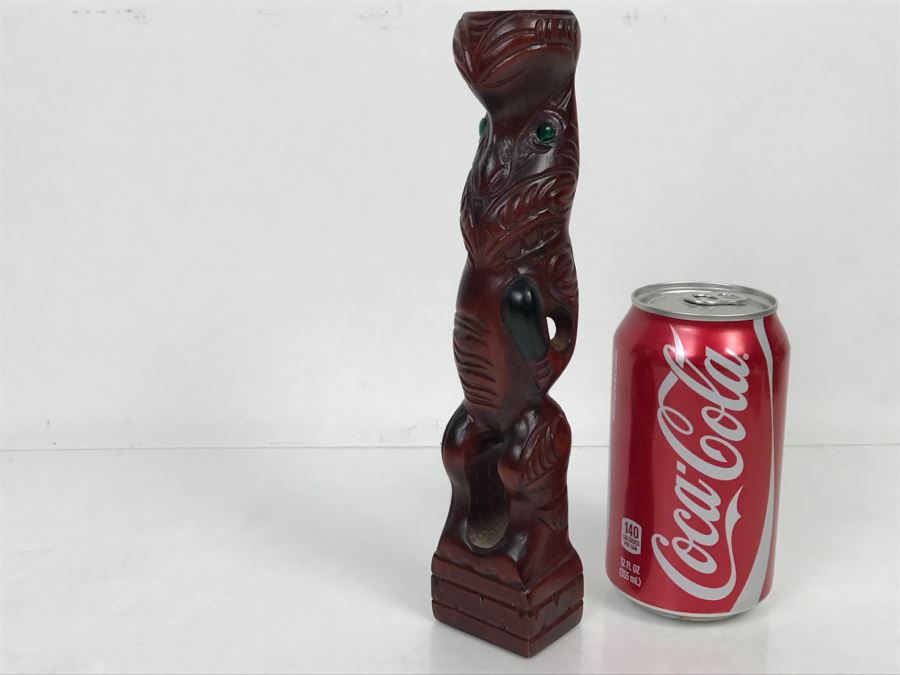 Hand Carved Maori Art Wooden Sculpture By Tipuna Wood Carvings Rotorua, NZ [Photo 15]
