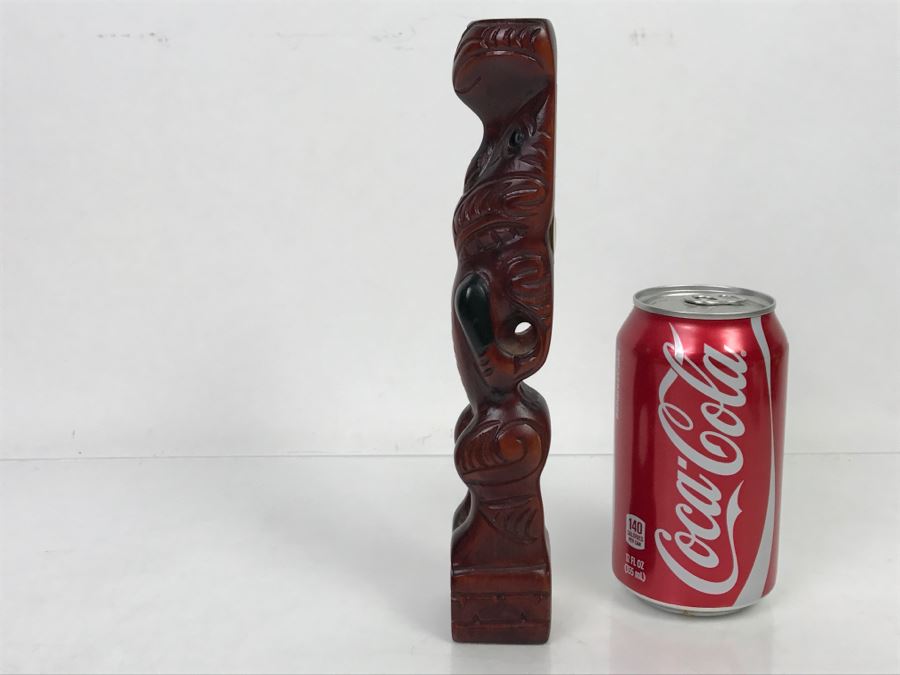 Hand Carved Maori Art Wooden Sculpture By Tipuna Wood Carvings Rotorua, NZ [Photo 14]