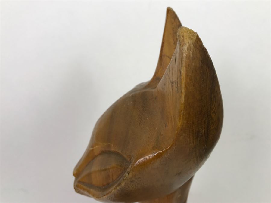Large Hand Carved Cat Sculpture [Photo 17]