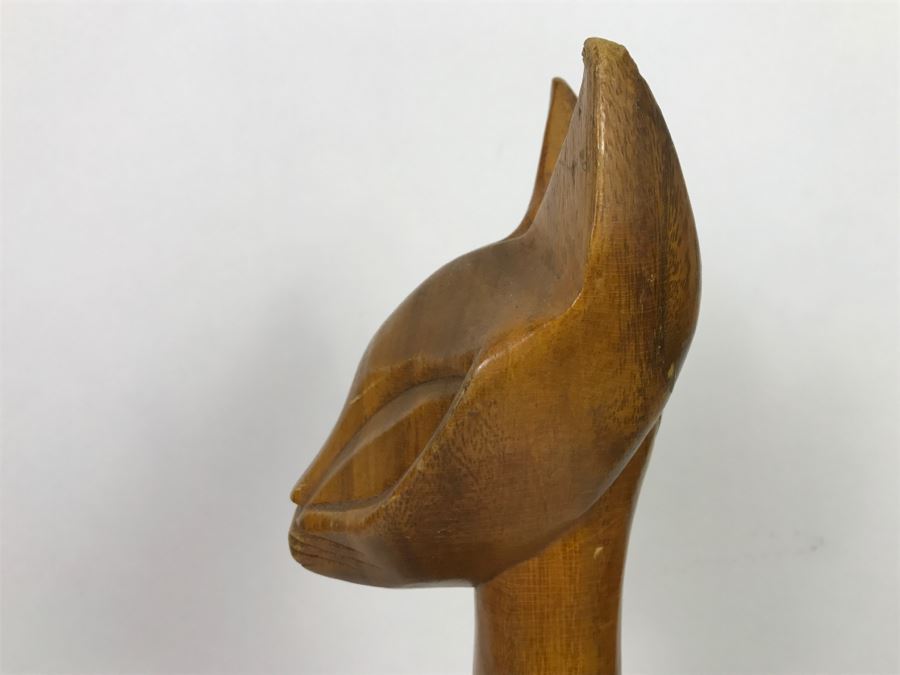 Large Hand Carved Cat Sculpture [Photo 16]