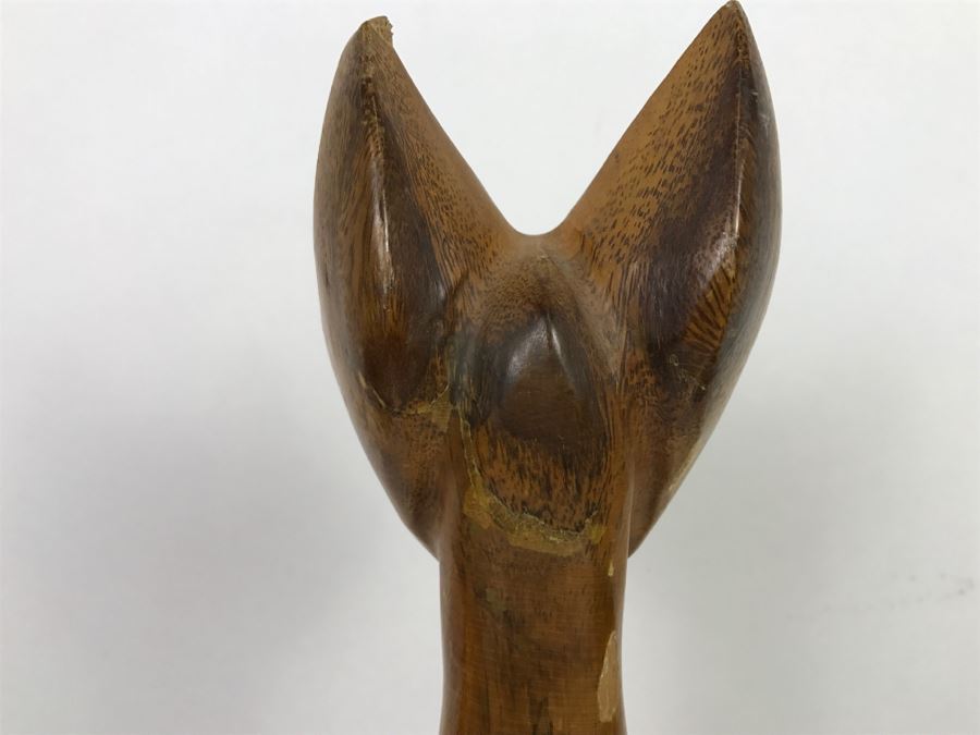 Large Hand Carved Cat Sculpture [Photo 11]