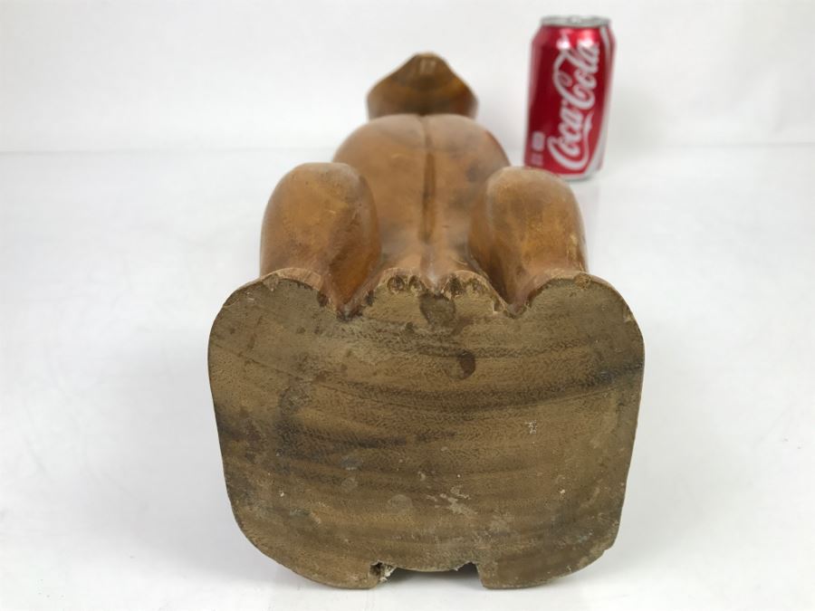 Large Hand Carved Cat Sculpture [Photo 23]