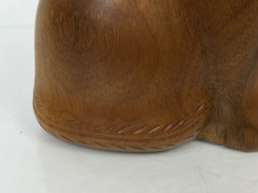 Oregon Myrtlewood Cat Sculpture [Photo 6]