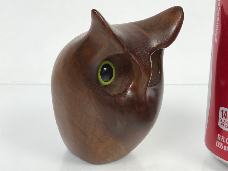 Carved Wooden Owl Sculpture [Photo 6]