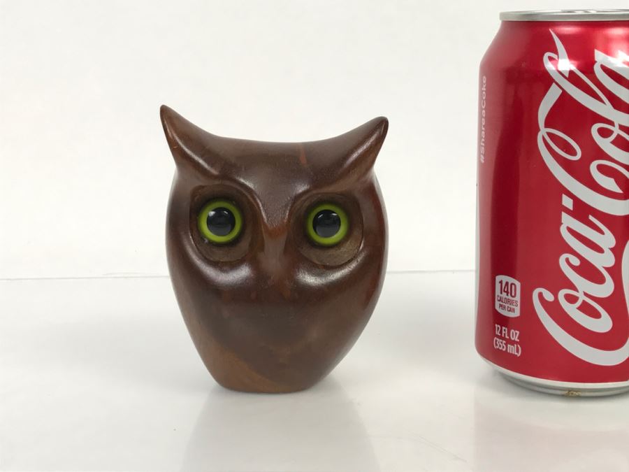 Carved Wooden Owl Sculpture [Photo 2]