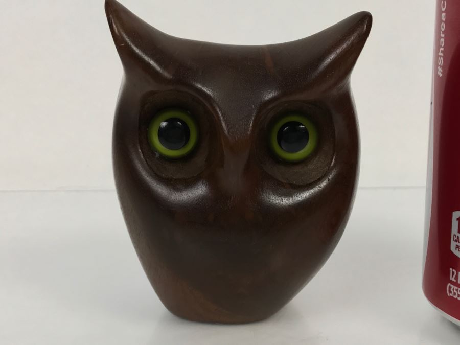 Carved Wooden Owl Sculpture [Photo 3]