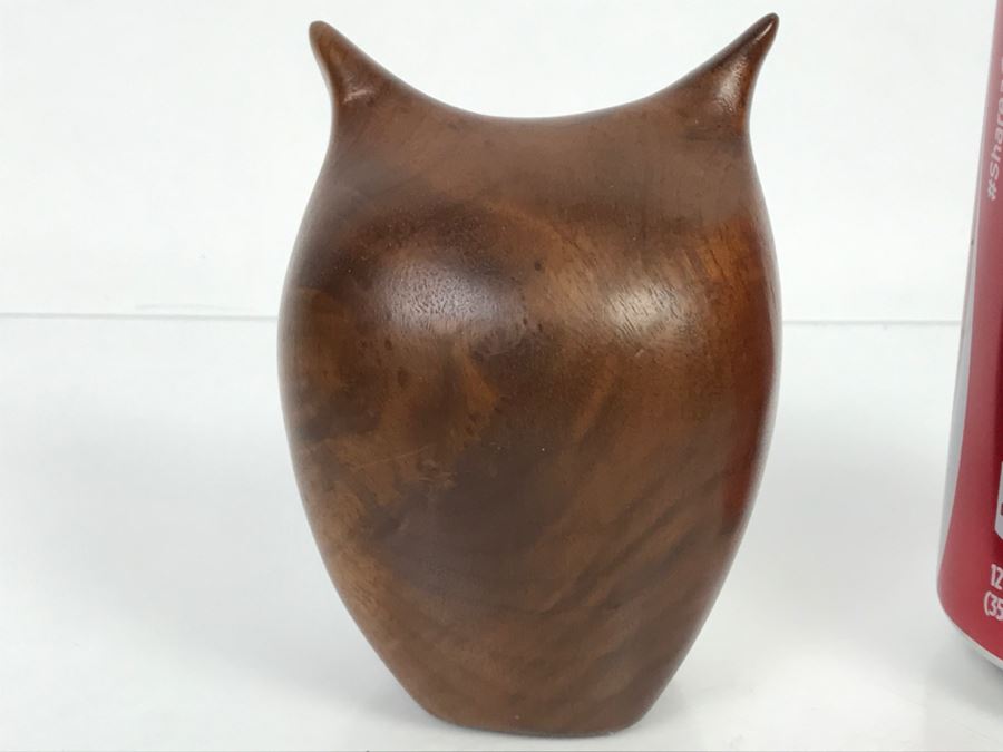 Carved Wooden Owl Sculpture [Photo 7]