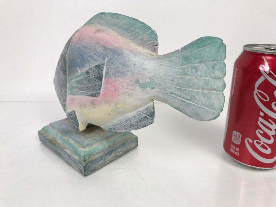 Hand Carved And Hand Painted Fish Sculpture Indonesia [Photo 11]