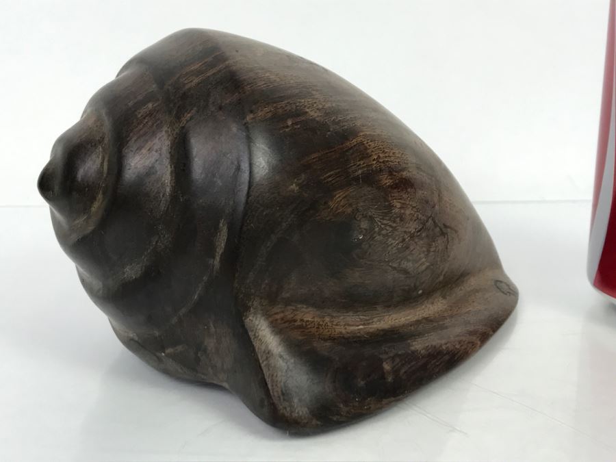 Carved Ironwood Conch Shell [Photo 12]