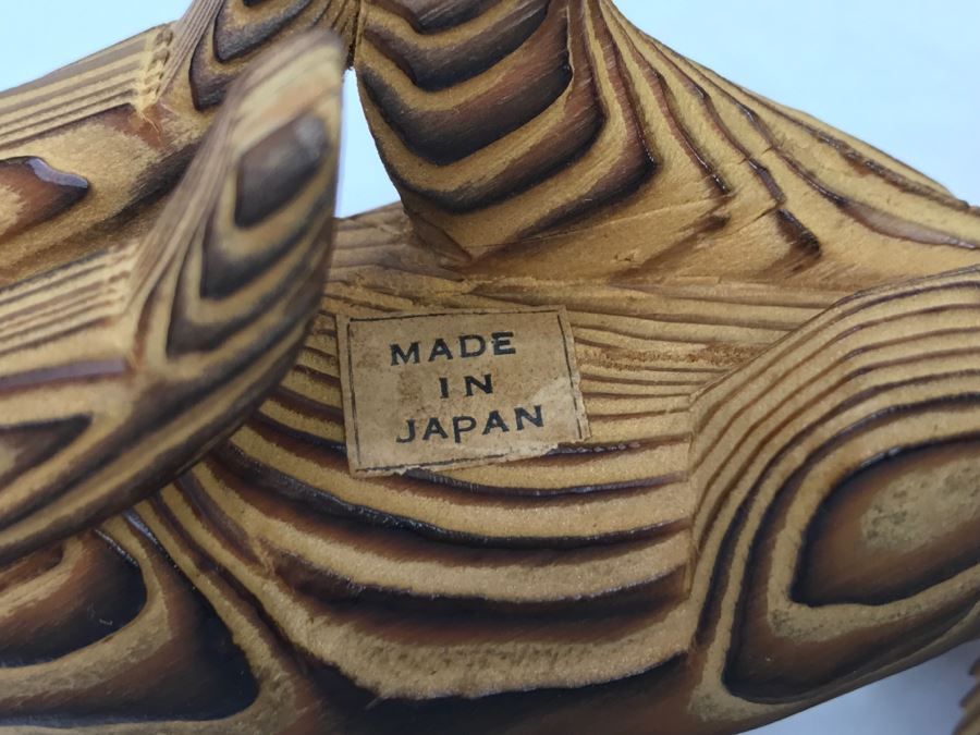Hand Carved Wooden Sculpture Of Rat Mouse Made In Japan [Photo 10]