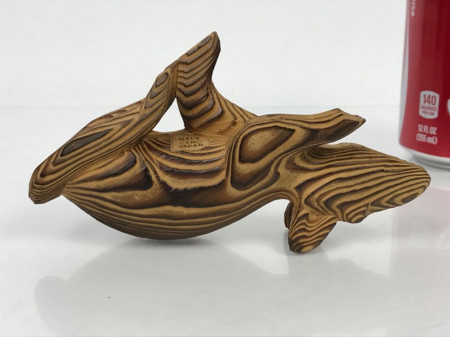 Hand Carved Wooden Sculpture Of Rat Mouse Made In Japan [Photo 11]