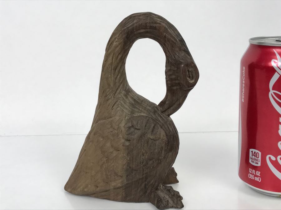 Vintage Hand Carved Bird Duck Sculpture [Photo 2]
