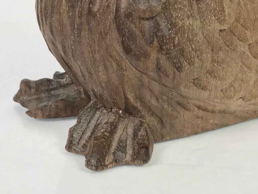 Vintage Hand Carved Bird Duck Sculpture [Photo 10]