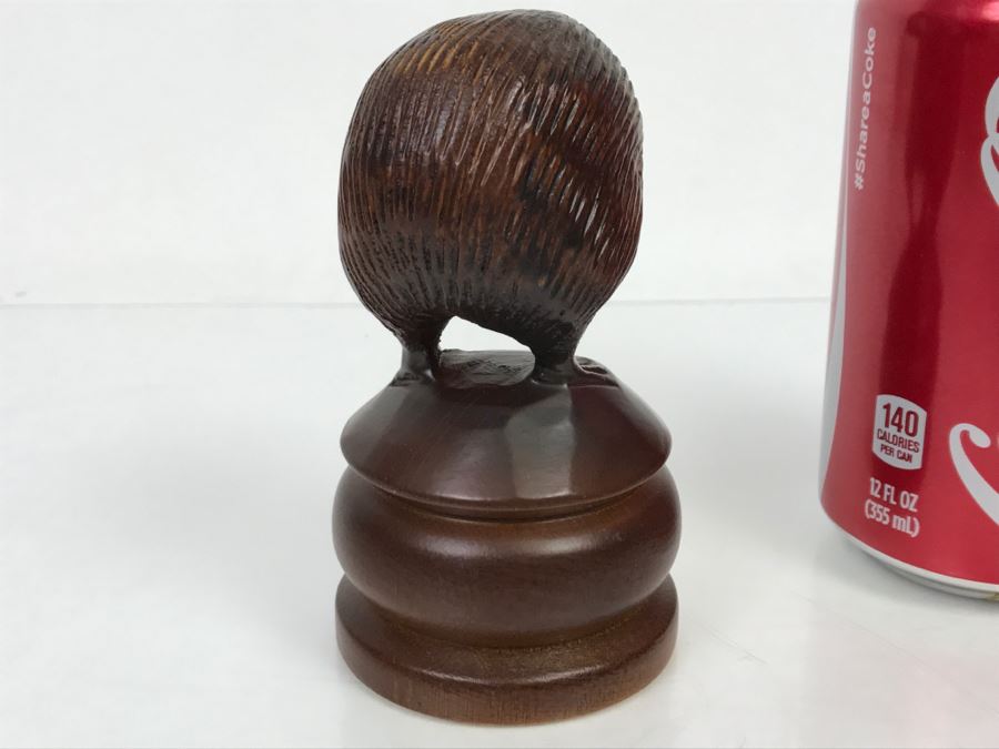 Handcarved Kiwi Bird Sculpture Tawa New Zealand [Photo 7]