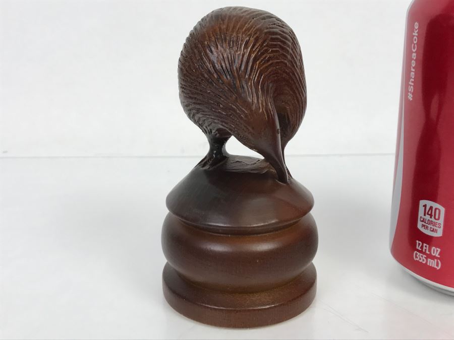 Handcarved Kiwi Bird Sculpture Tawa New Zealand [Photo 5]