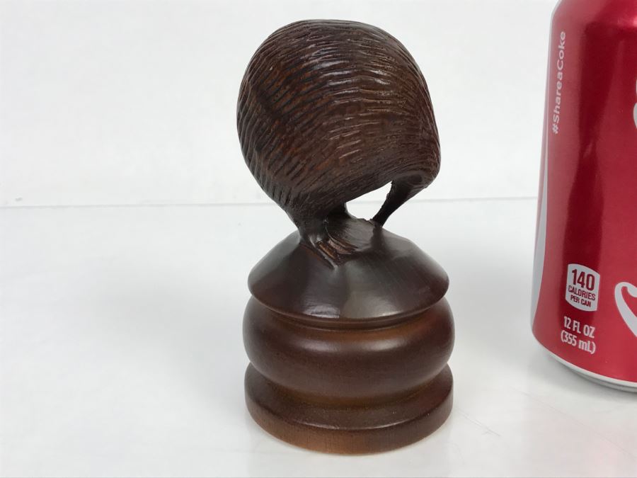 Handcarved Kiwi Bird Sculpture Tawa New Zealand [Photo 6]