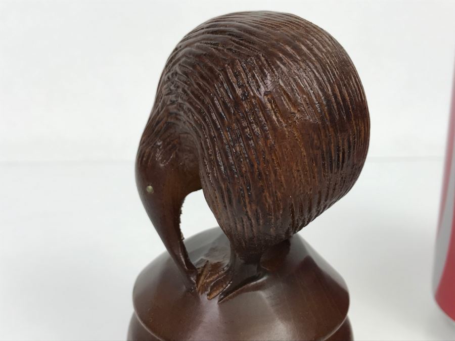 Handcarved Kiwi Bird Sculpture Tawa New Zealand [Photo 9]
