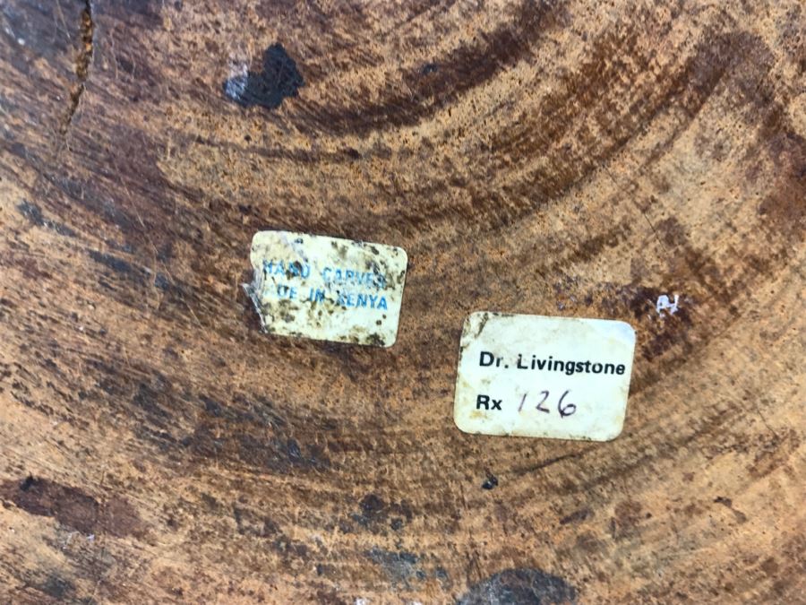 Stunning Large Well Executed Wooden Carving Of Rhinoceros With Cub Hand Carved In Kenya Africa Must See In Person See All Photos [Photo 37]