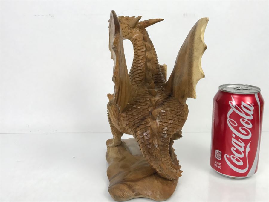 CCI Comic-Con International Art Show Well Executed Wooden Carved Dragon By Laura And Paul Bernier Out Of Twin Lakes CO [Photo 20]