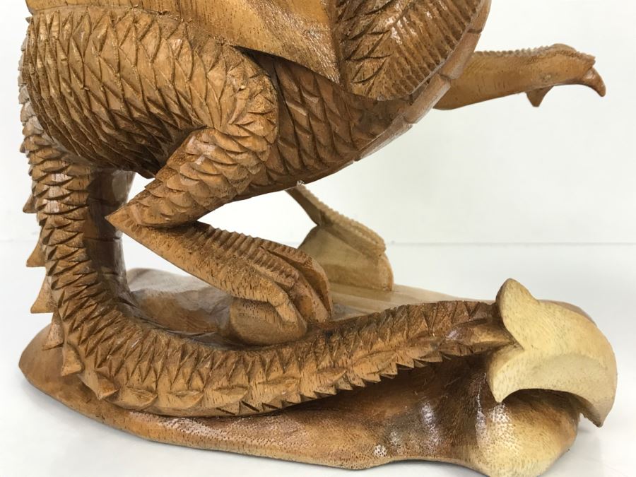 CCI Comic-Con International Art Show Well Executed Wooden Carved Dragon By Laura And Paul Bernier Out Of Twin Lakes CO [Photo 13]