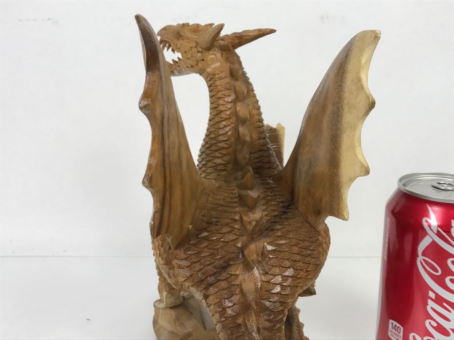 CCI Comic-Con International Art Show Well Executed Wooden Carved Dragon By Laura And Paul Bernier Out Of Twin Lakes CO [Photo 21]